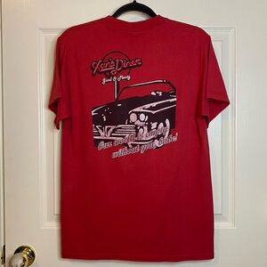 Vintage 90s Old Classic Diner Good & Plenty Xan’s Employee Promo Tee Red Medium